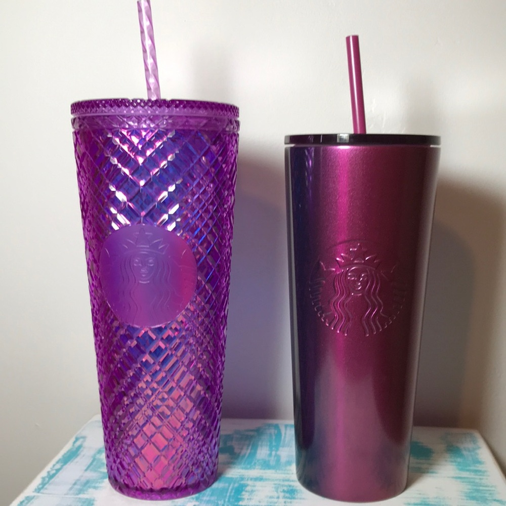 Starbucks purple 24 oz stainless steel 2020 and 2021 Summer Venti tumbler